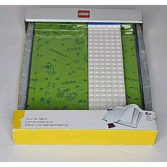 Lego Stationery Journal  Hardback w/ Building Band & Lego Water Bottle SET NEW - Picture 10 of 16